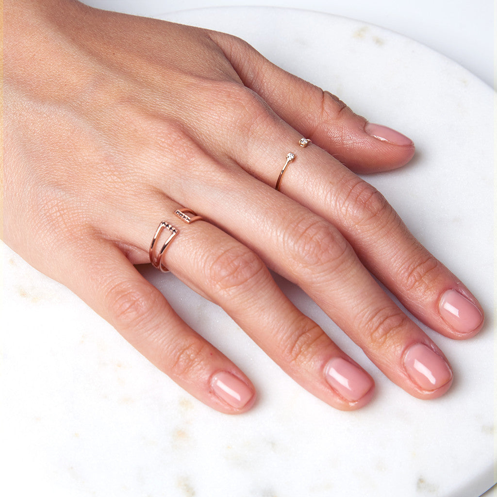 Diamond Accent Cuff Ring