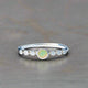 Round Opal Dew Ring