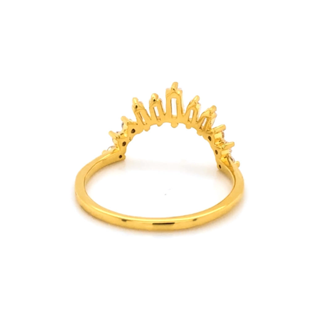 Diamond Guardian Arc Ring