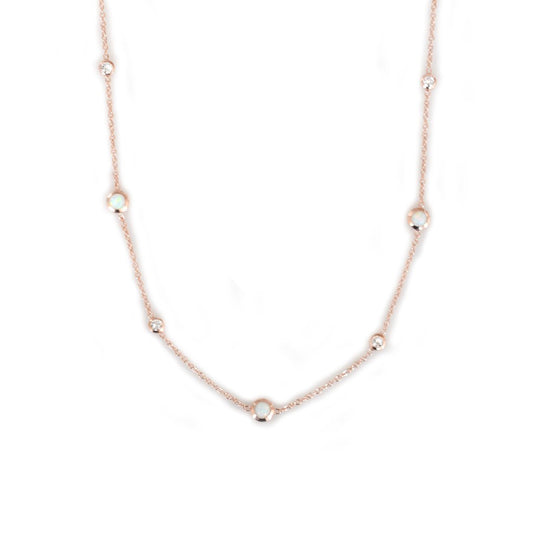 Opal & Diamond Sprinkle Choker