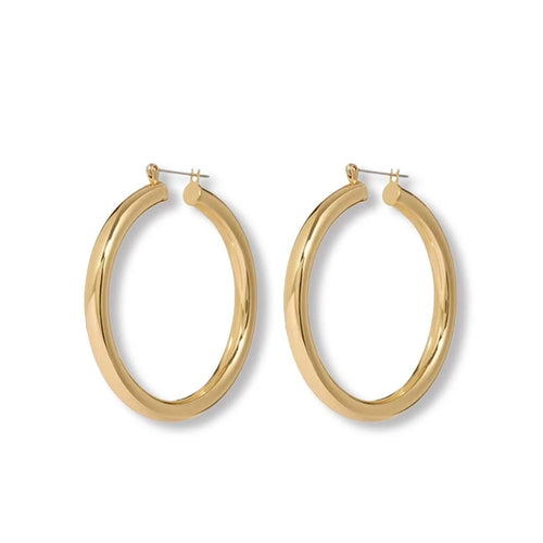 Amalfi Hoops in Gold