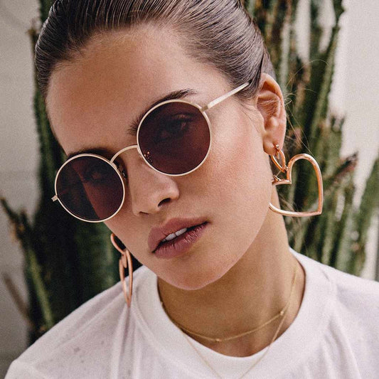 Heartbreaker Hoop Set in Gold