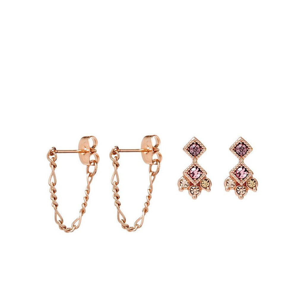 Ombré Flora Stud Set