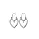 Mini Heartbreaker Hoops in Silver