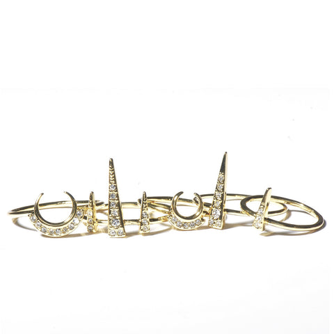 Gold Huggie Hoop Earrings With Black Stones