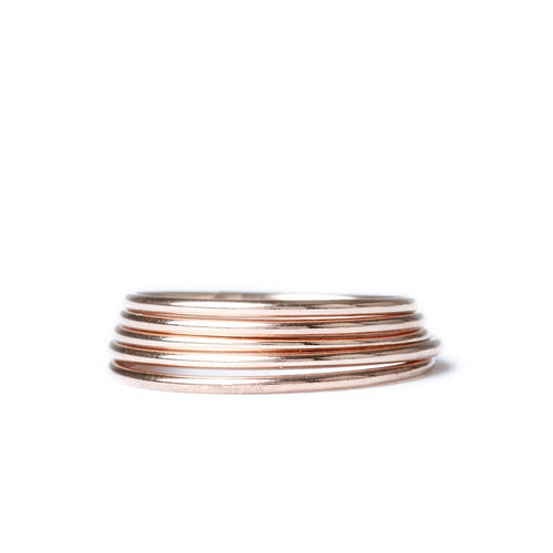 Thin Stacking Ring Set