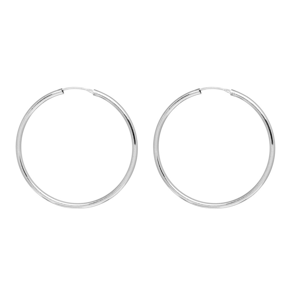 MFP x Caitlin Price Palladium Hoop Earrings