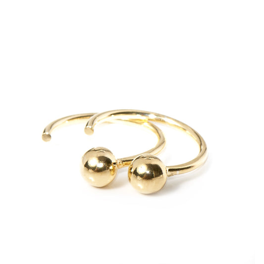 Pierced Curled Earrings