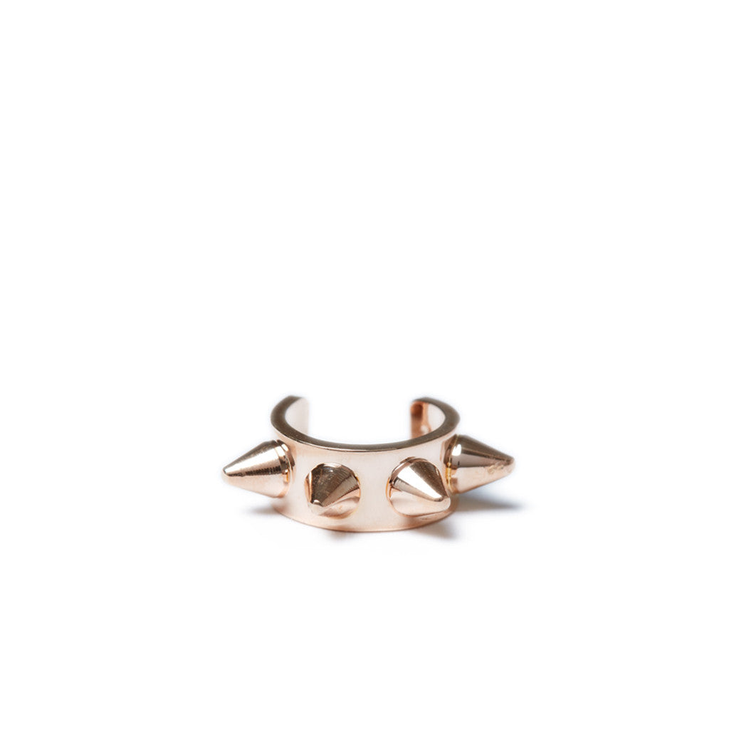 Spike Ear Cuff in Rose Gold