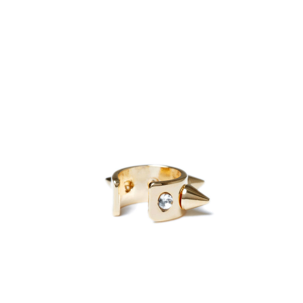 Spike Ear Cuff in Gold