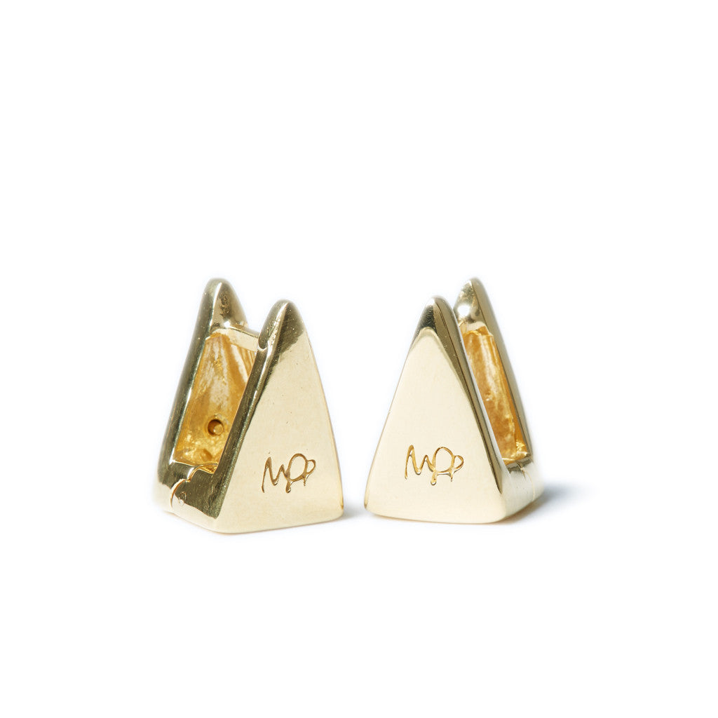 Spike Triangle Earrings
