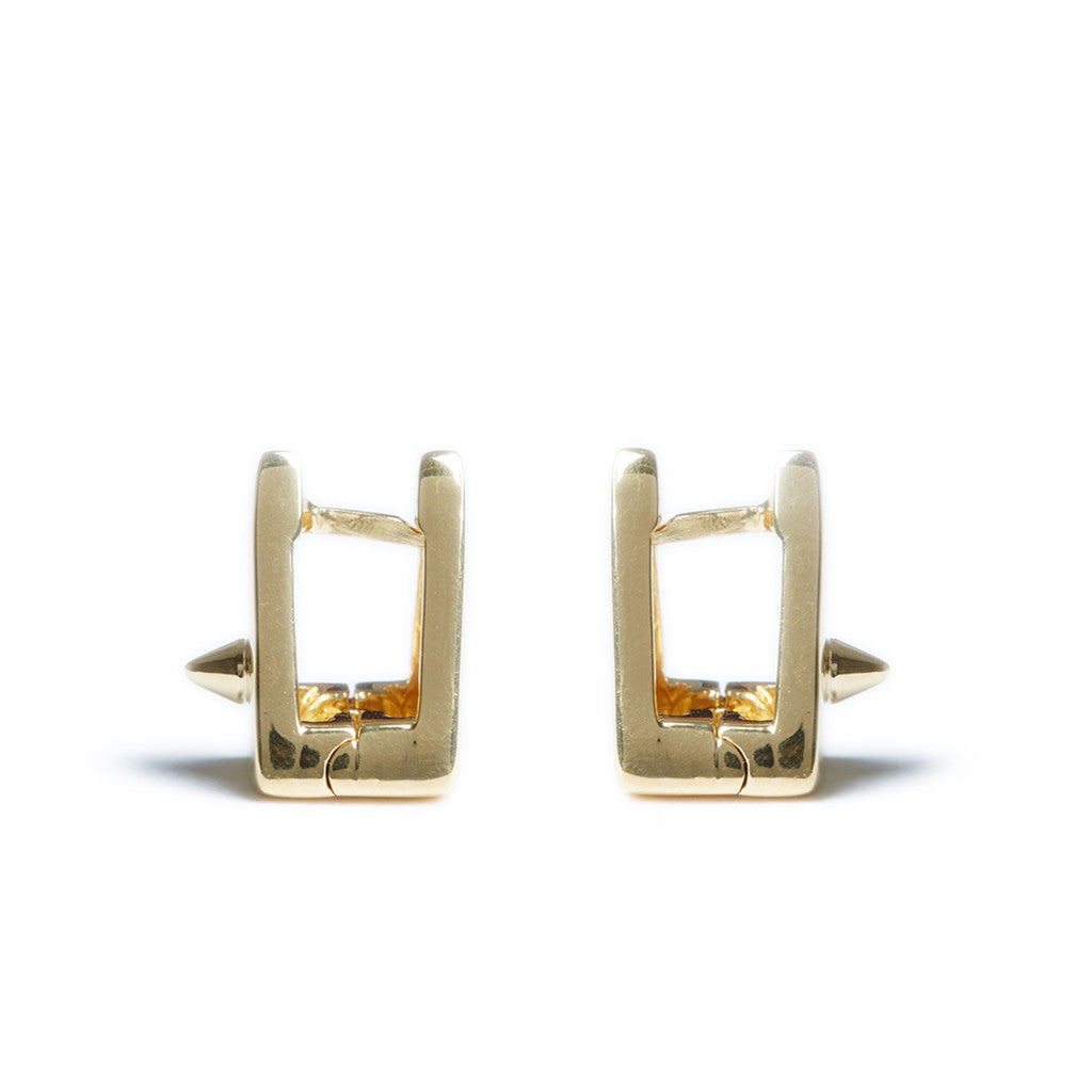 Spike Triangle Earrings