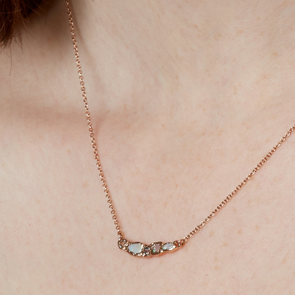 Ettika opal outlet rose necklace