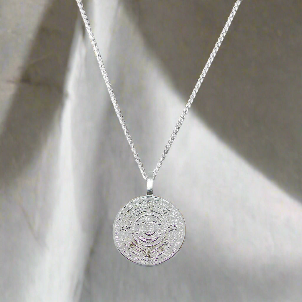 Aztec Calendar Pendant
