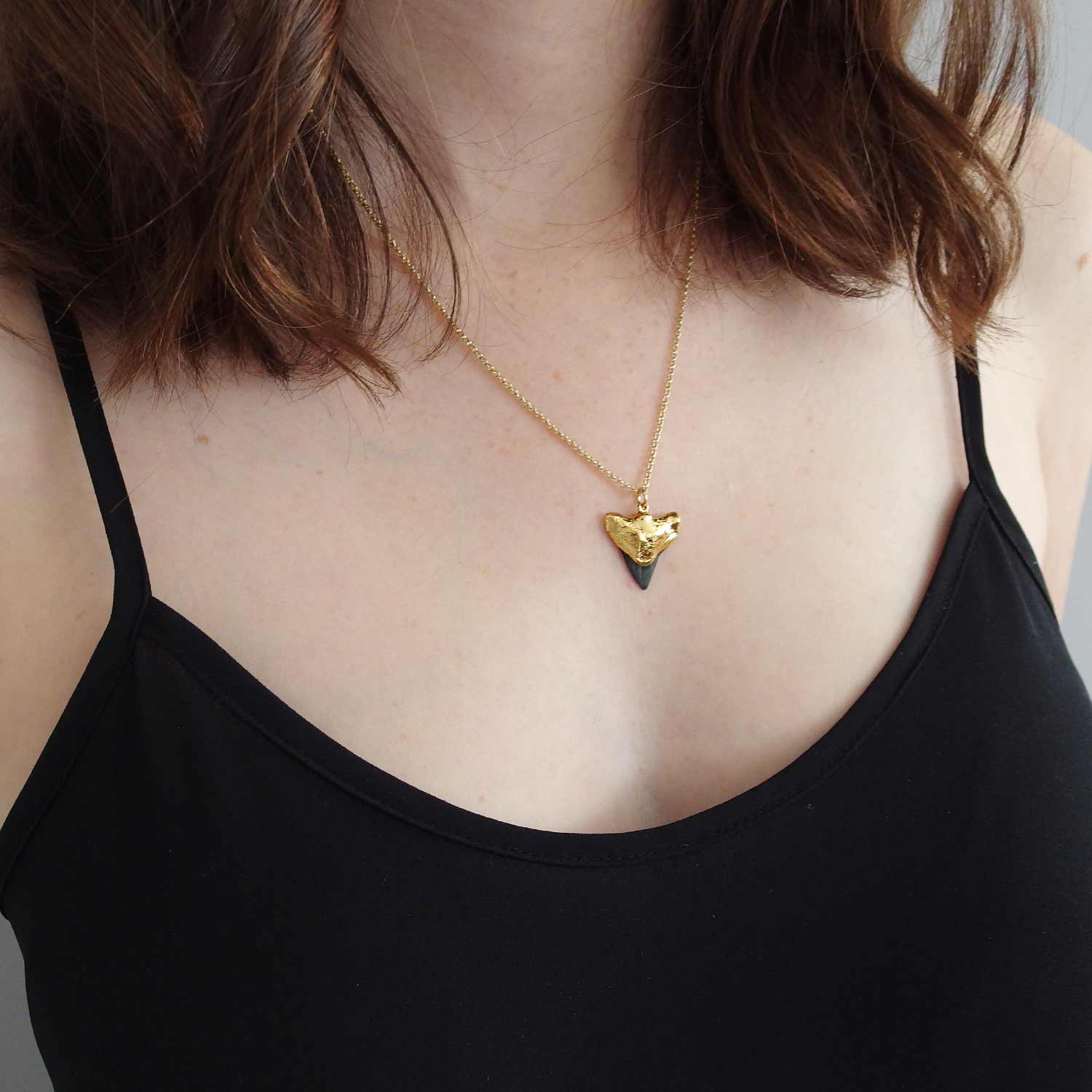 Shark Tooth Necklace, Gold Vermeil, Polished | Men's Necklaces | Miansai