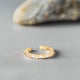 Gold Sparkling Baguette Ear Cuff