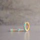 Gold & Turquoise Trinity Earring Set