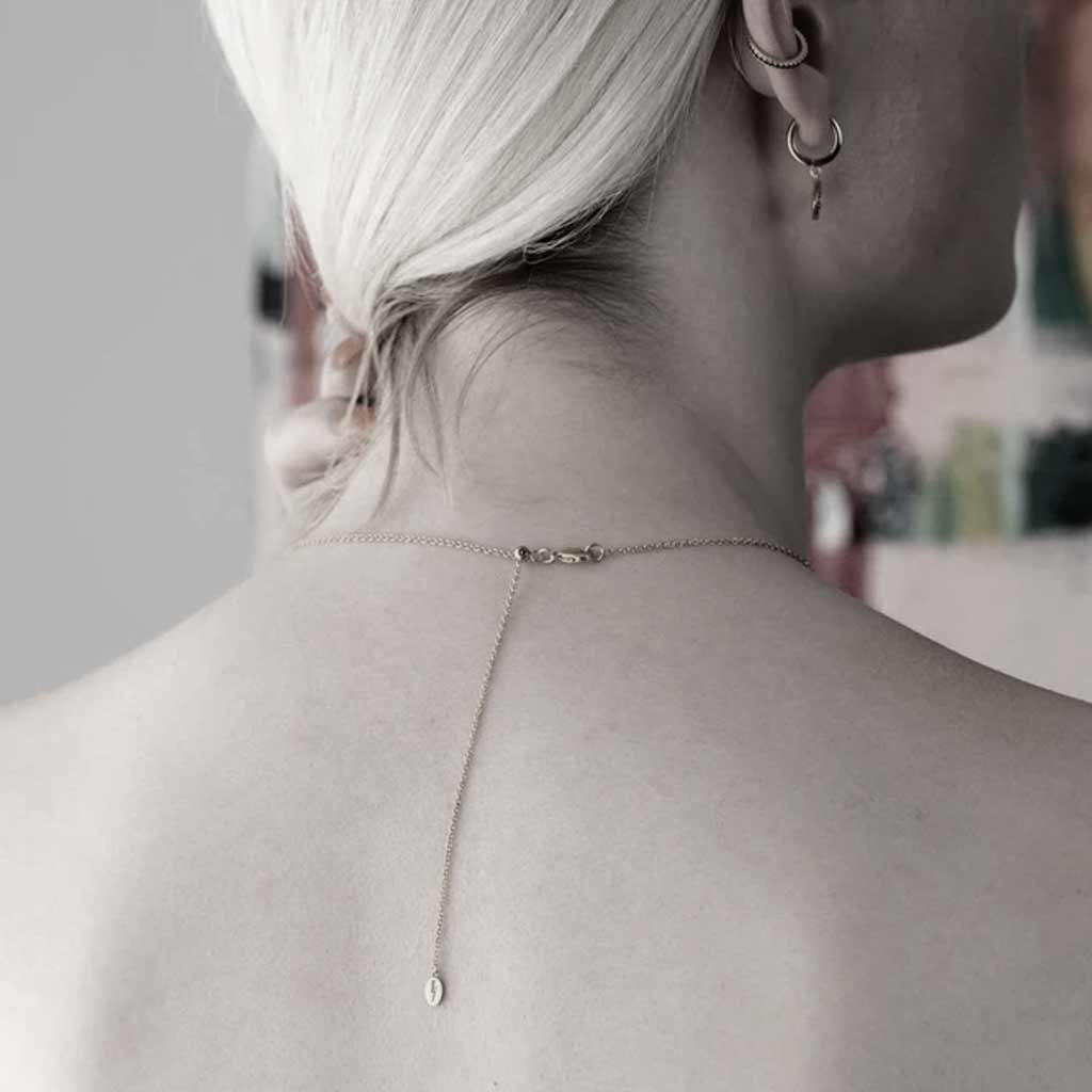 Silver Horn Necklace
