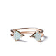 Shark Fin Ring in Rose Gold