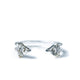 Shark Fin Ring in Silver