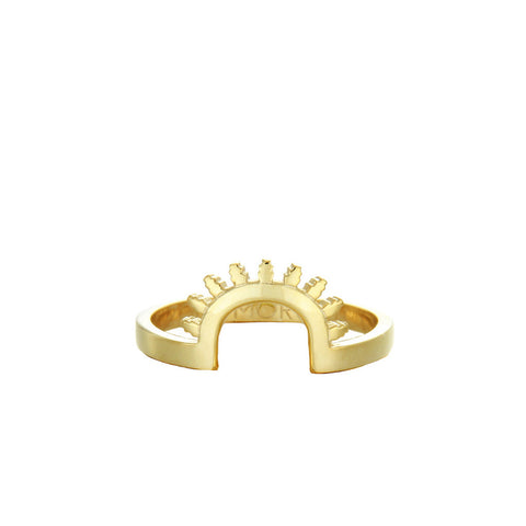 5mm Peridot Cabochon Ring