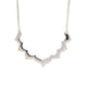 Tangier Small Frame Necklace in Silver