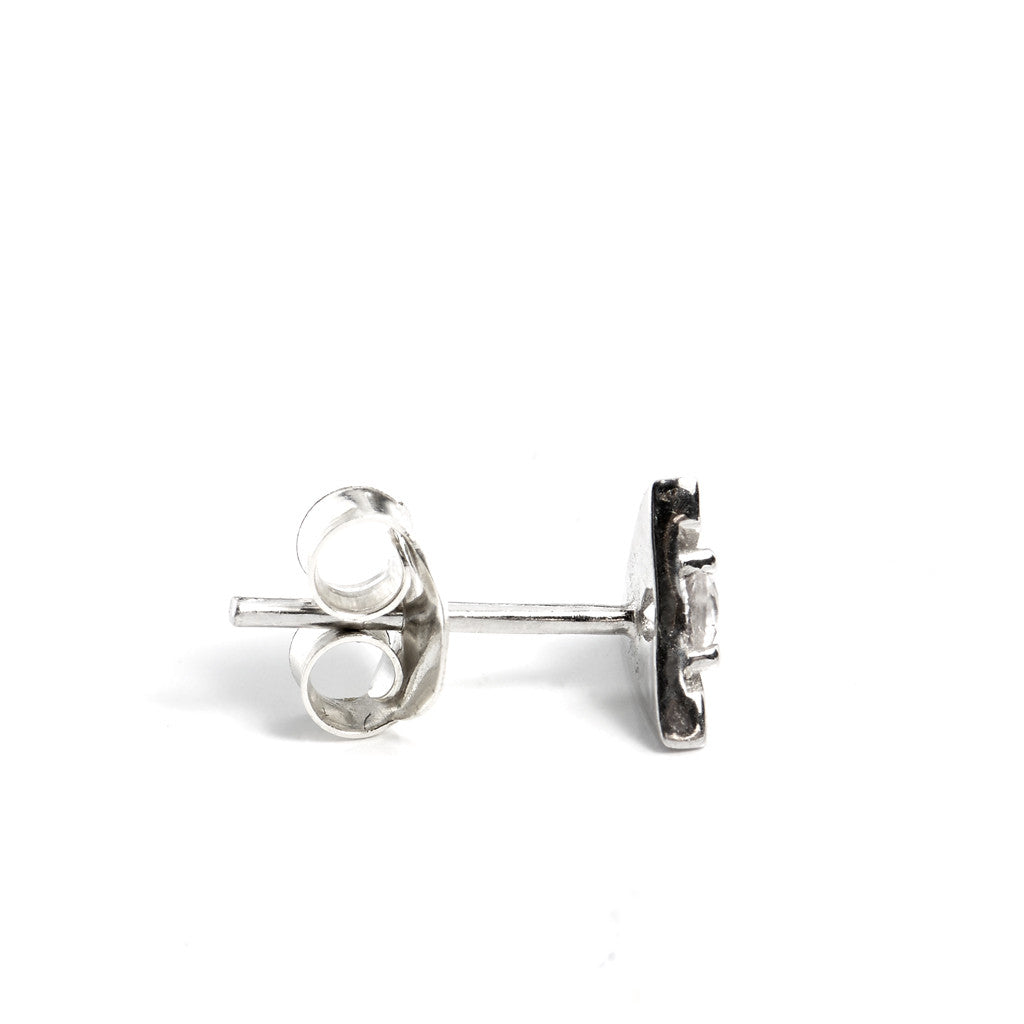 Triangle Stud in Silver