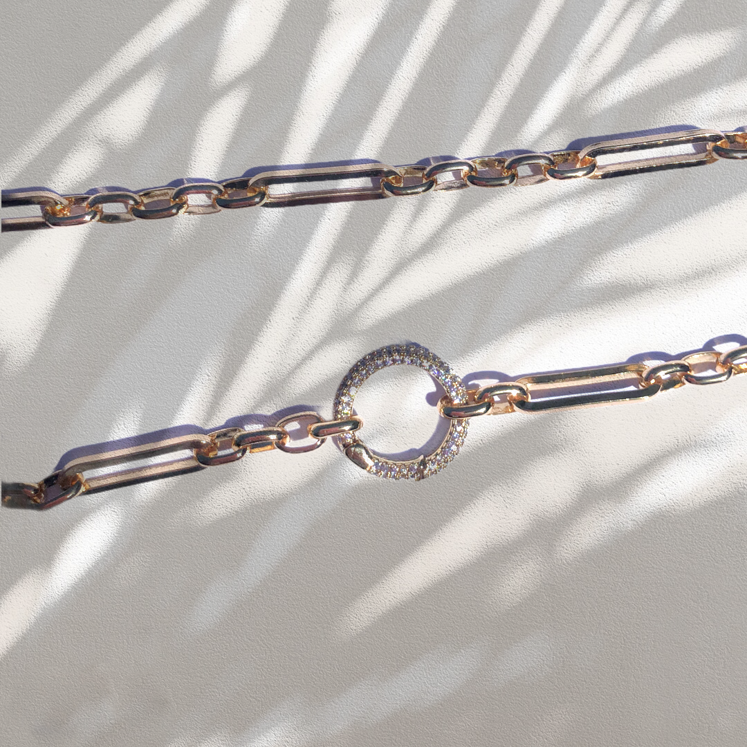 Rise & Shine Paperclip Chain Necklace